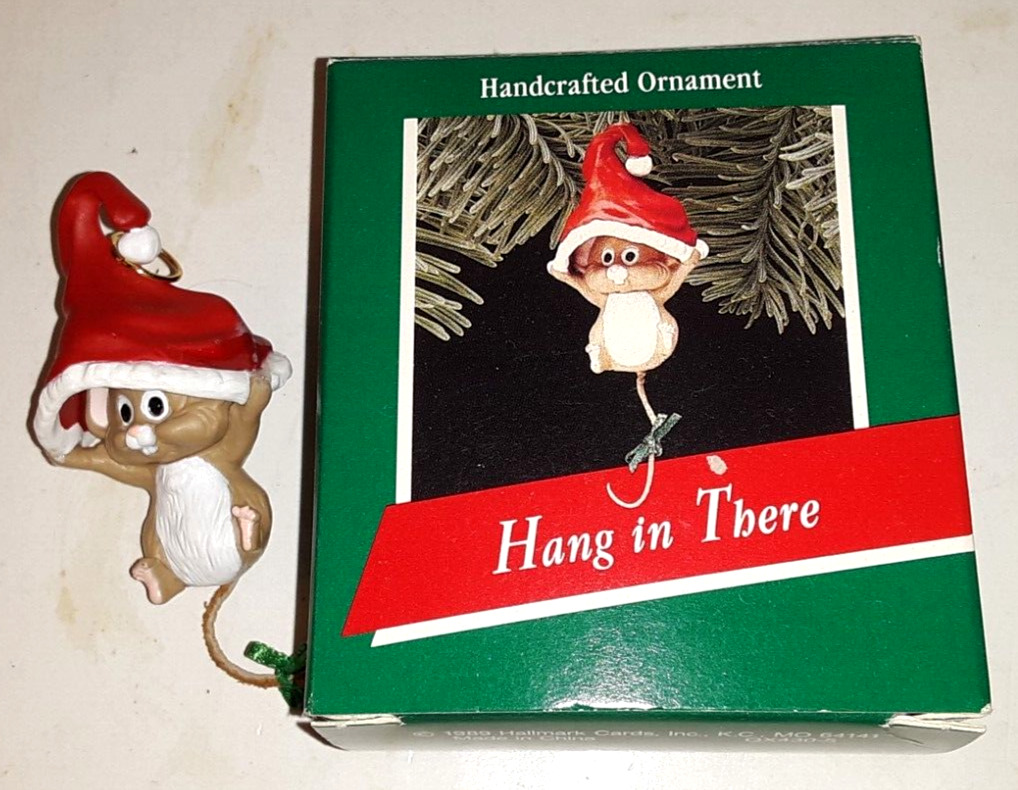 1989 Hallmark Keepsake Ornament - Hang in There