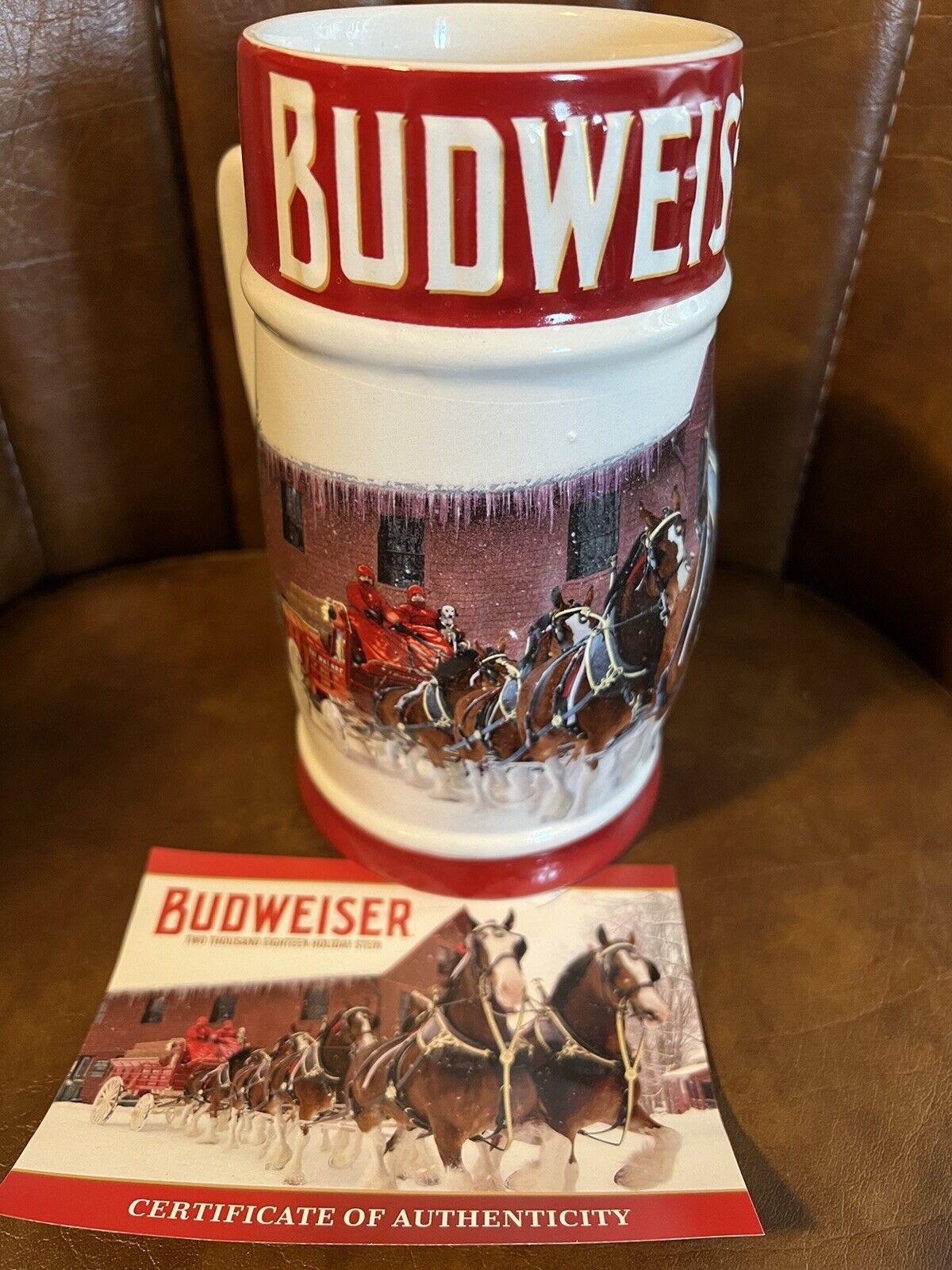 2018 Clydesdales Holiday Stein Brand New