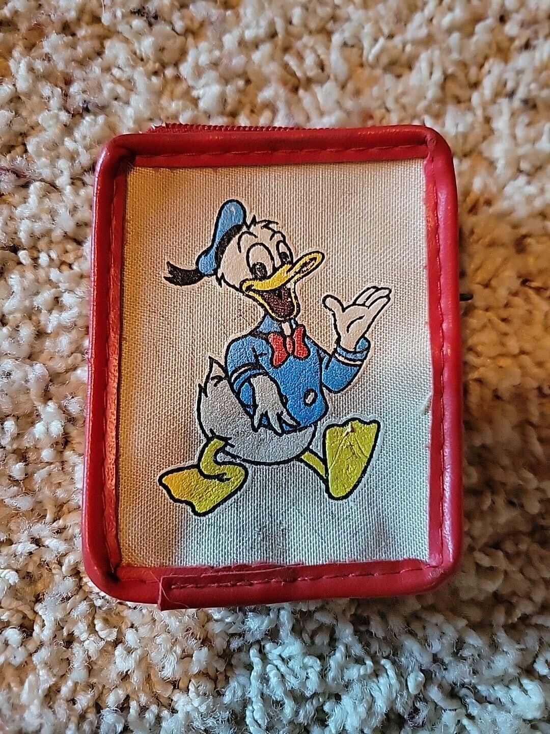 Disney Donald Duck Vintage Zip Around Wallet  RARE Antique 