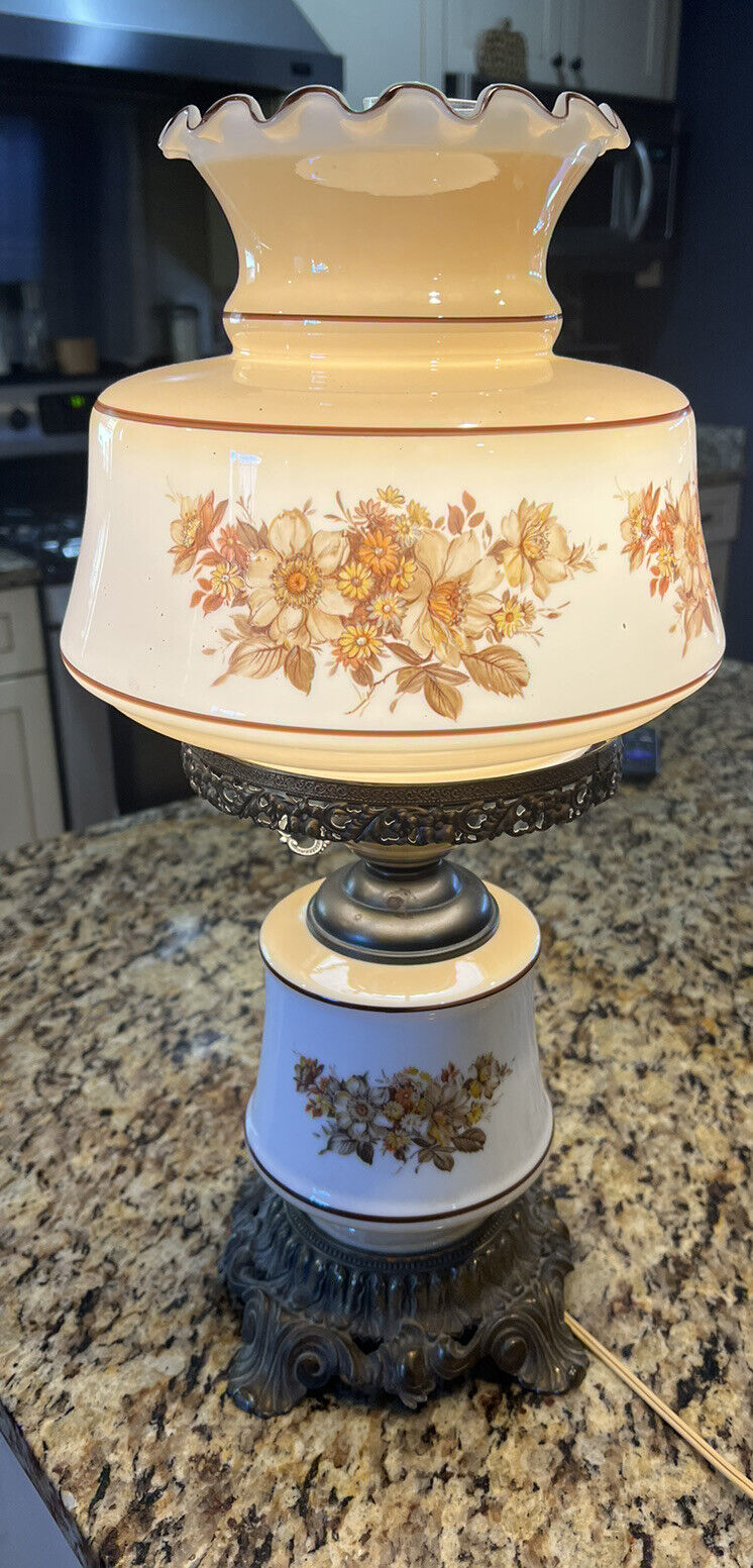 Vintage L&LWMC Hurricane Lamp 