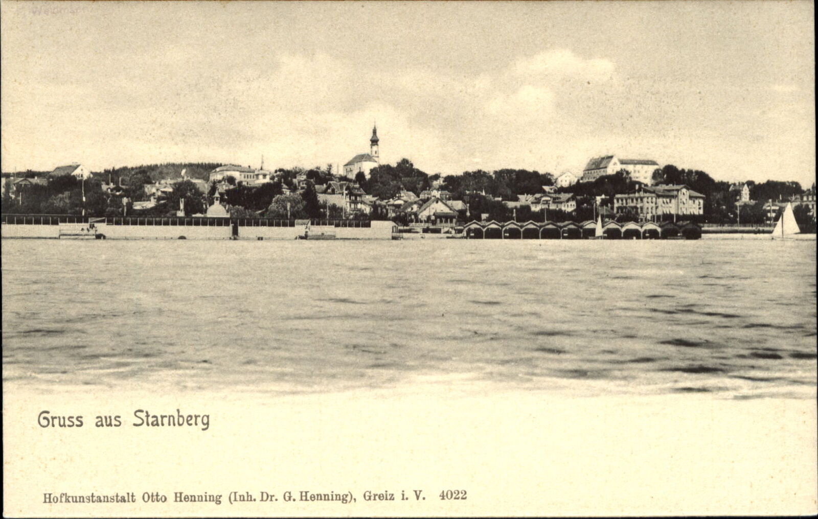 Gruss aus Starnberg ~ Bavaria Germany ~ UDB c1905 vintage postcard