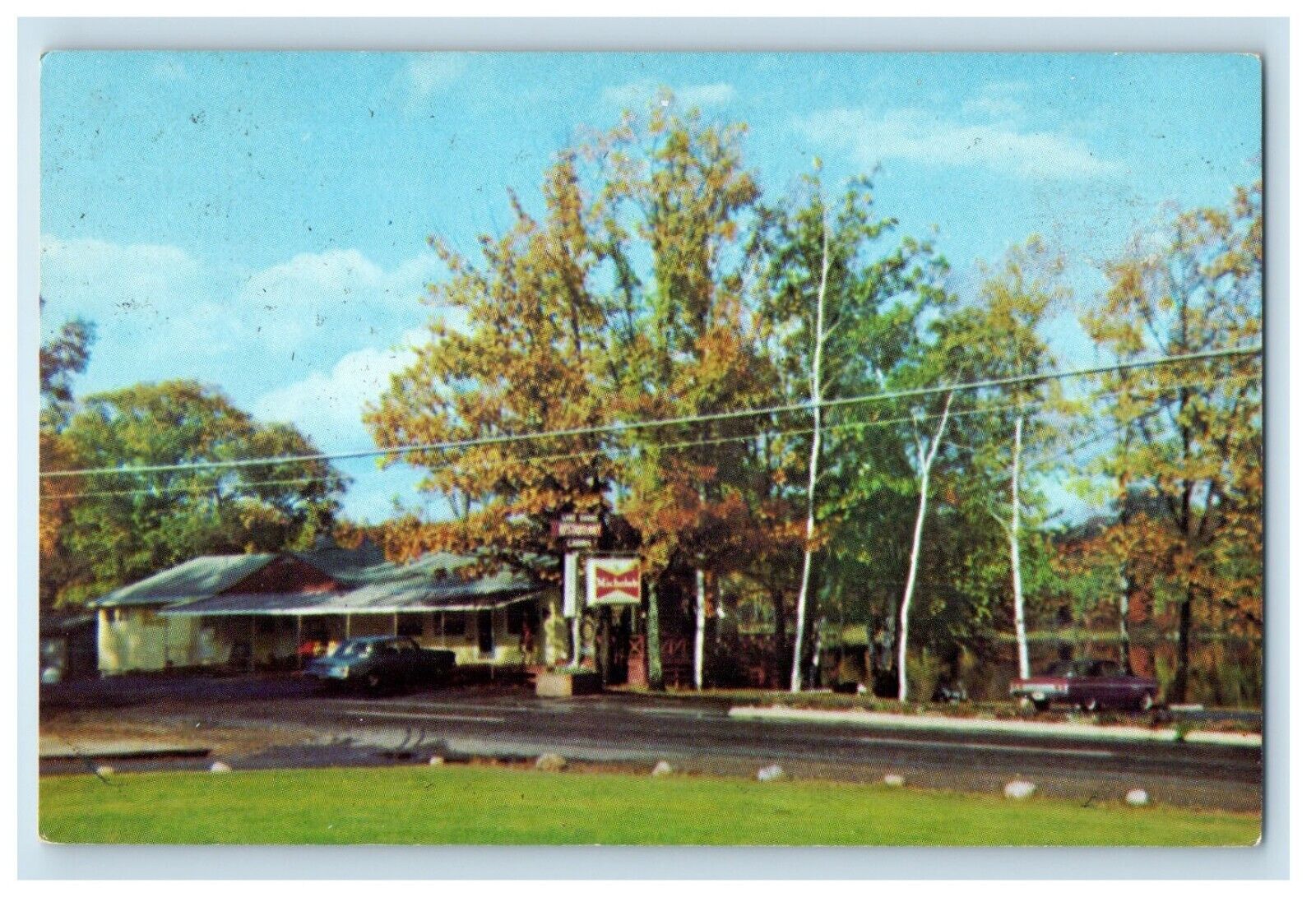 1966 Lake Shore Restaurant And Motel North Livermore Maine ME Vintage Postcard