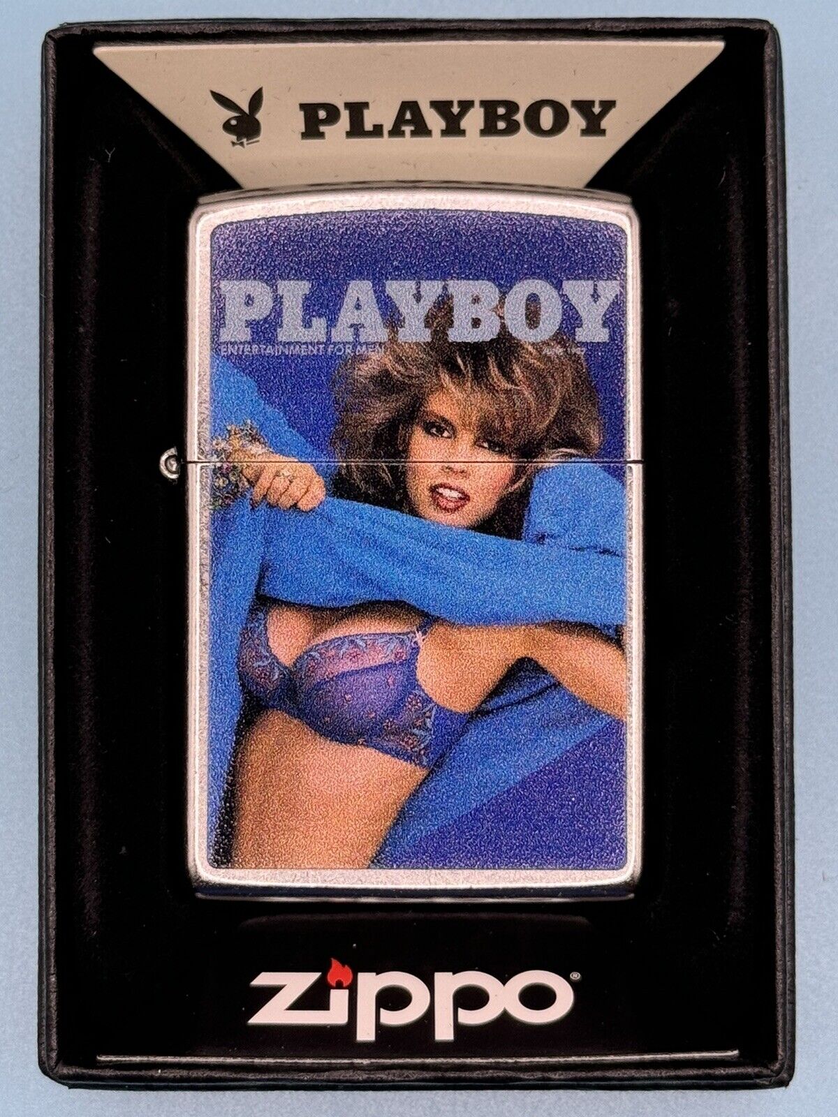 Vintage June 1987 Playboy Magazine Cover Zippo Lighter NEW Rare Pinup