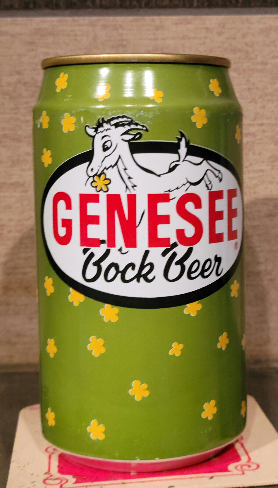 1980S BOTTOM OPEN GENESEE BOCK STAY TAB BEER CAN ROCHESTER NEW YORK EMPTY