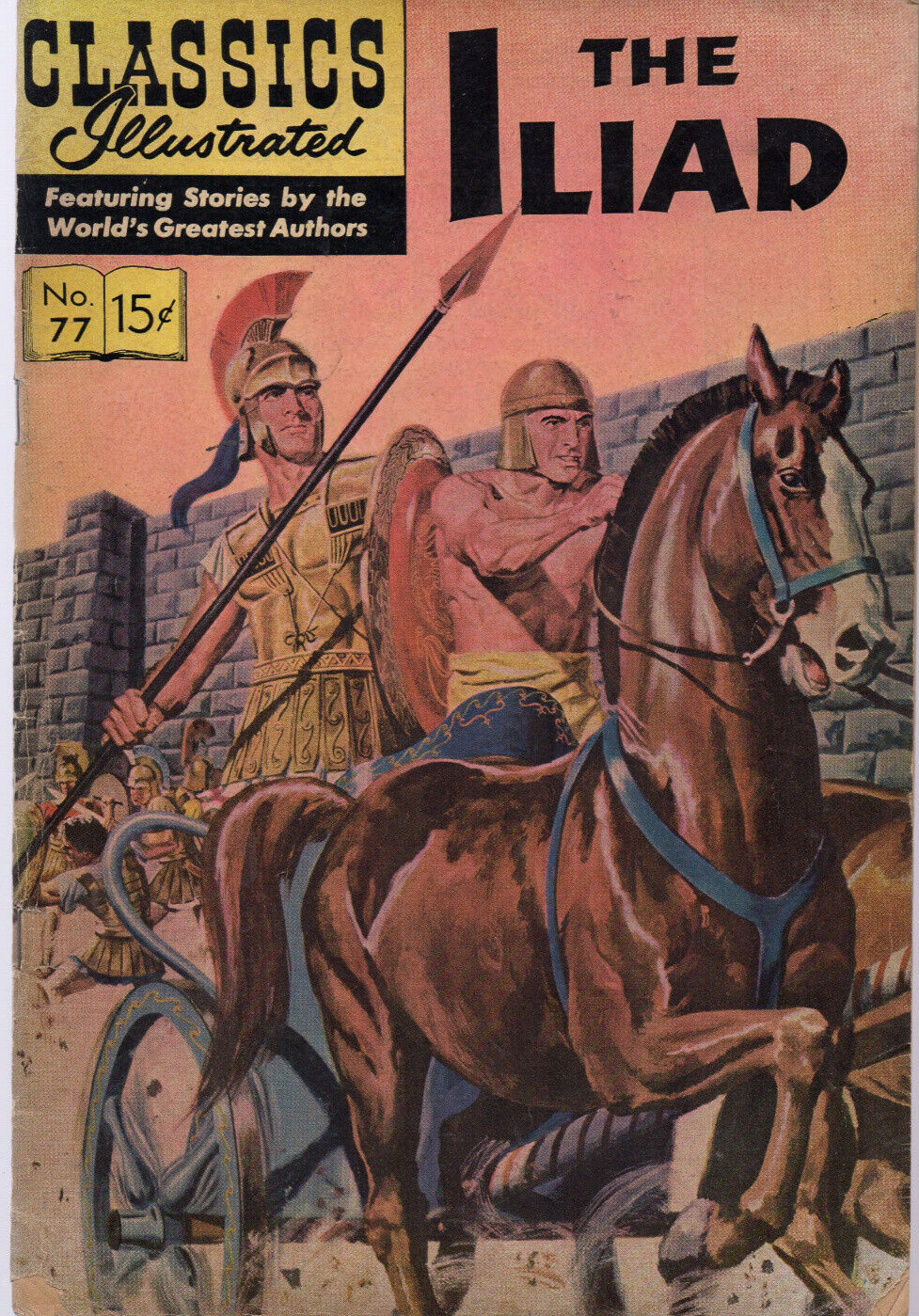 Classics Illustrated The Iliad by Homer #77  {1945) Very Good