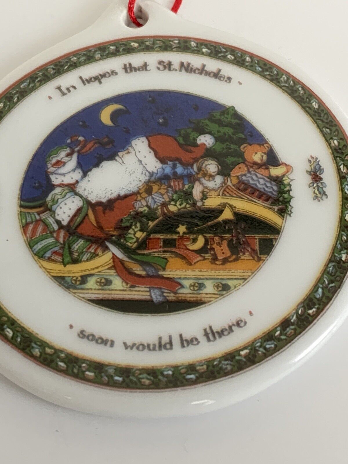 Susan Winget A Christmas Story Porcelain Ceramic Christmas Ornament 3\