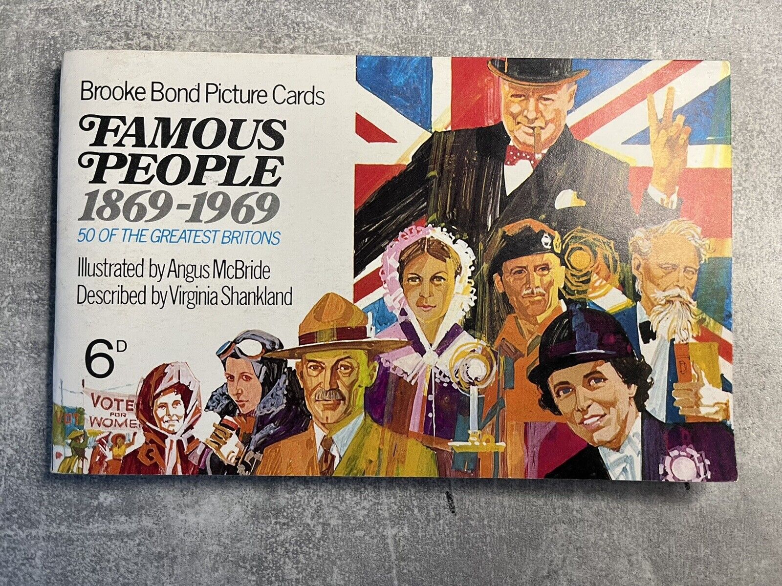 Brooke Bond - Famous People 1969 - 50 Tea Cards and Album Complete
