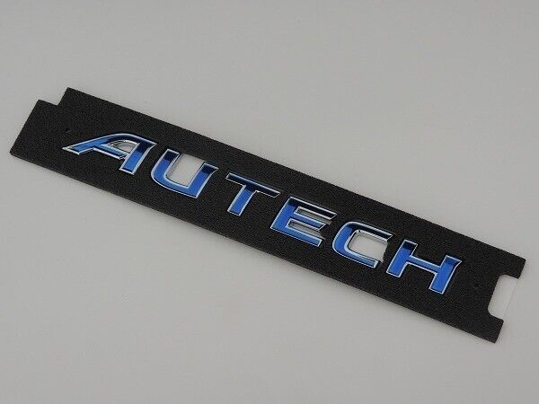 Nissan Genuine Autech Rear Emblem Sticker 18×1.8cm Blue