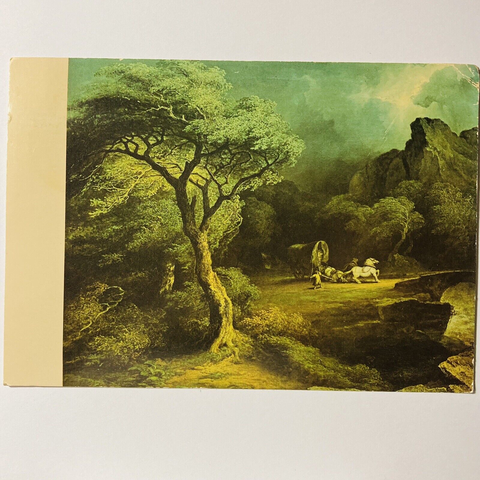Vtg Postcard Stamped James Arthur O Connor Thunderstorm Horse Art Ireland P2