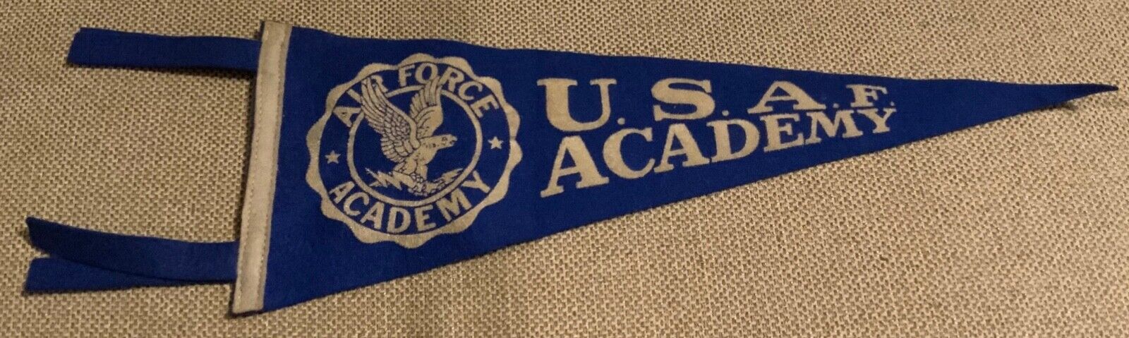Air Force U.S.A.F. Academy Chicago Pennant Company 70% Wool 30% Rayon Vintage