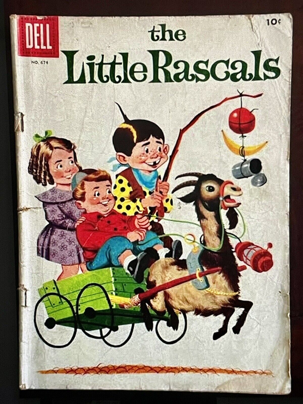 Vtg. Dell The Little Rascals Comics Book # 674 Alfalfa  Buckwheat 10 Cents 1956
