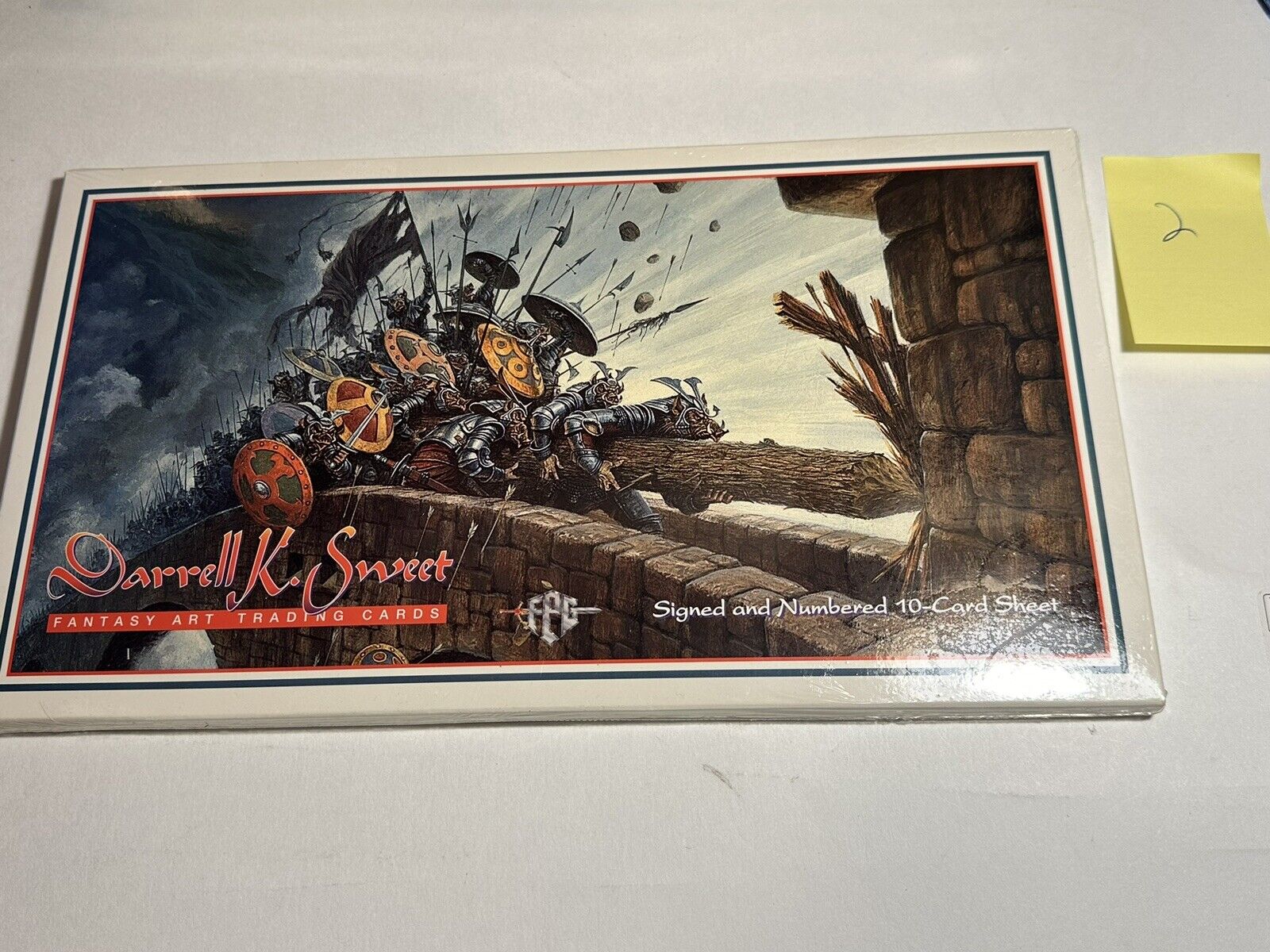 Darrell K Sweet Fantasy Art 10 Card Sheet Signed and Numbered NEW Open Box