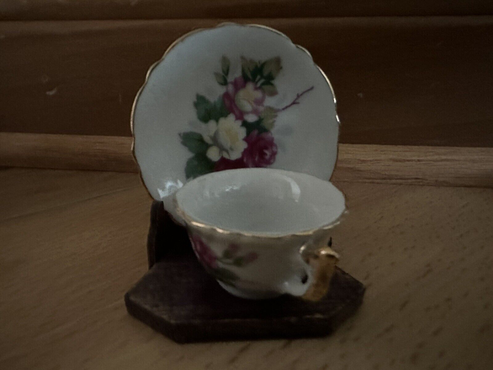 Vintage Miniature Tea Cup And Saucer