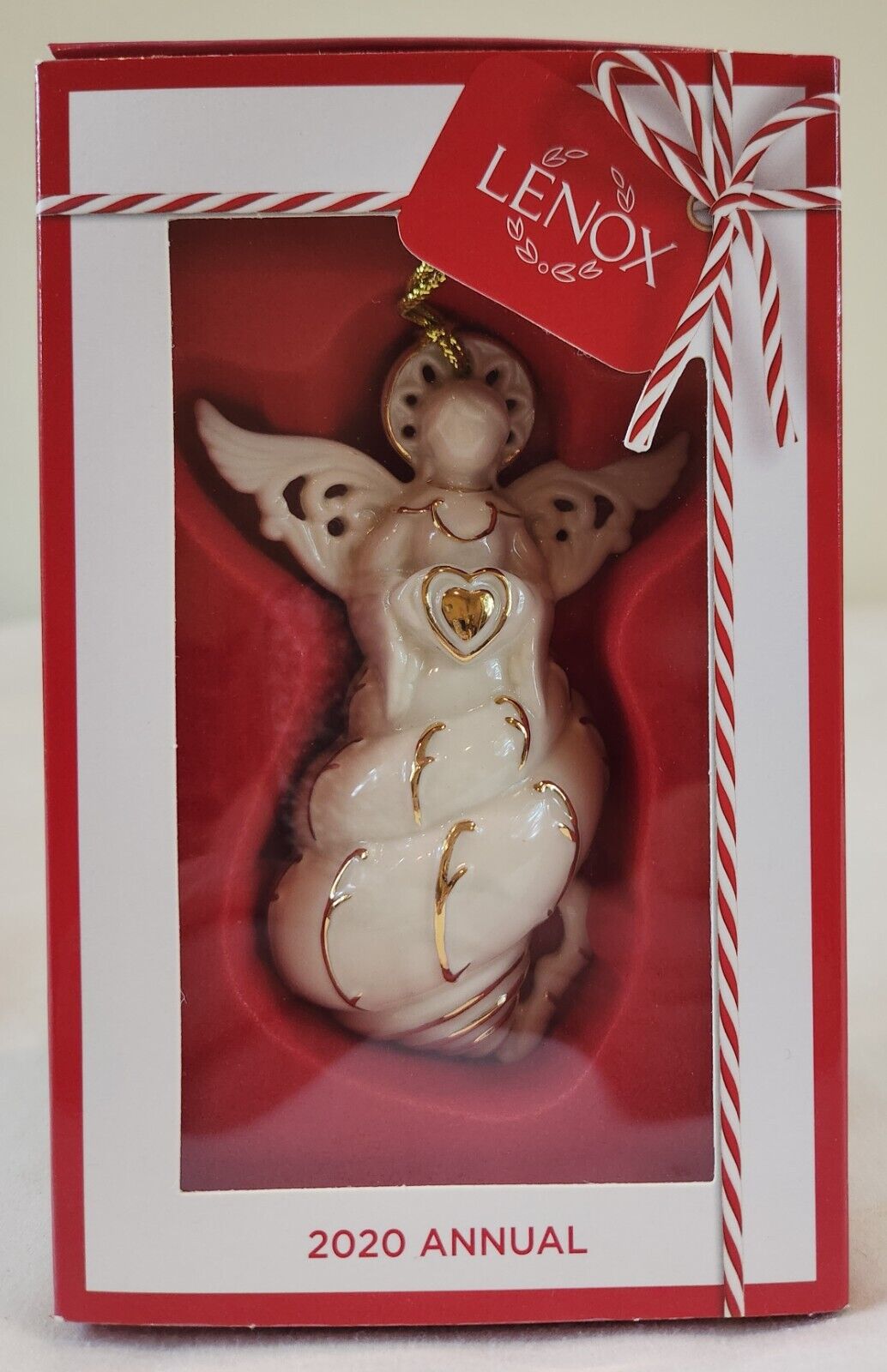 LENOX 2020 Annual Porcelain SEASHELL ANGEL ~ NEW Christmas Ornament  #890788 NIB