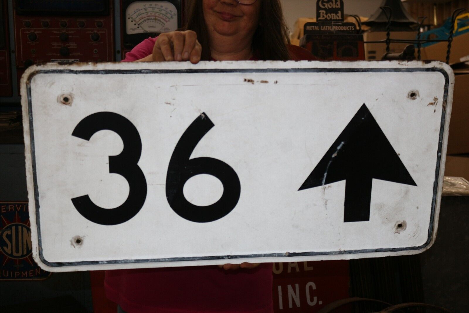 Large Vintage 1950\'s Route 36 Highway 30\