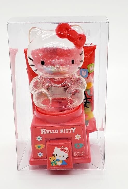 Vintage Sanrio Hello Kitty Mini Gumball Candy Machine 3” 1995 New UNOPENED