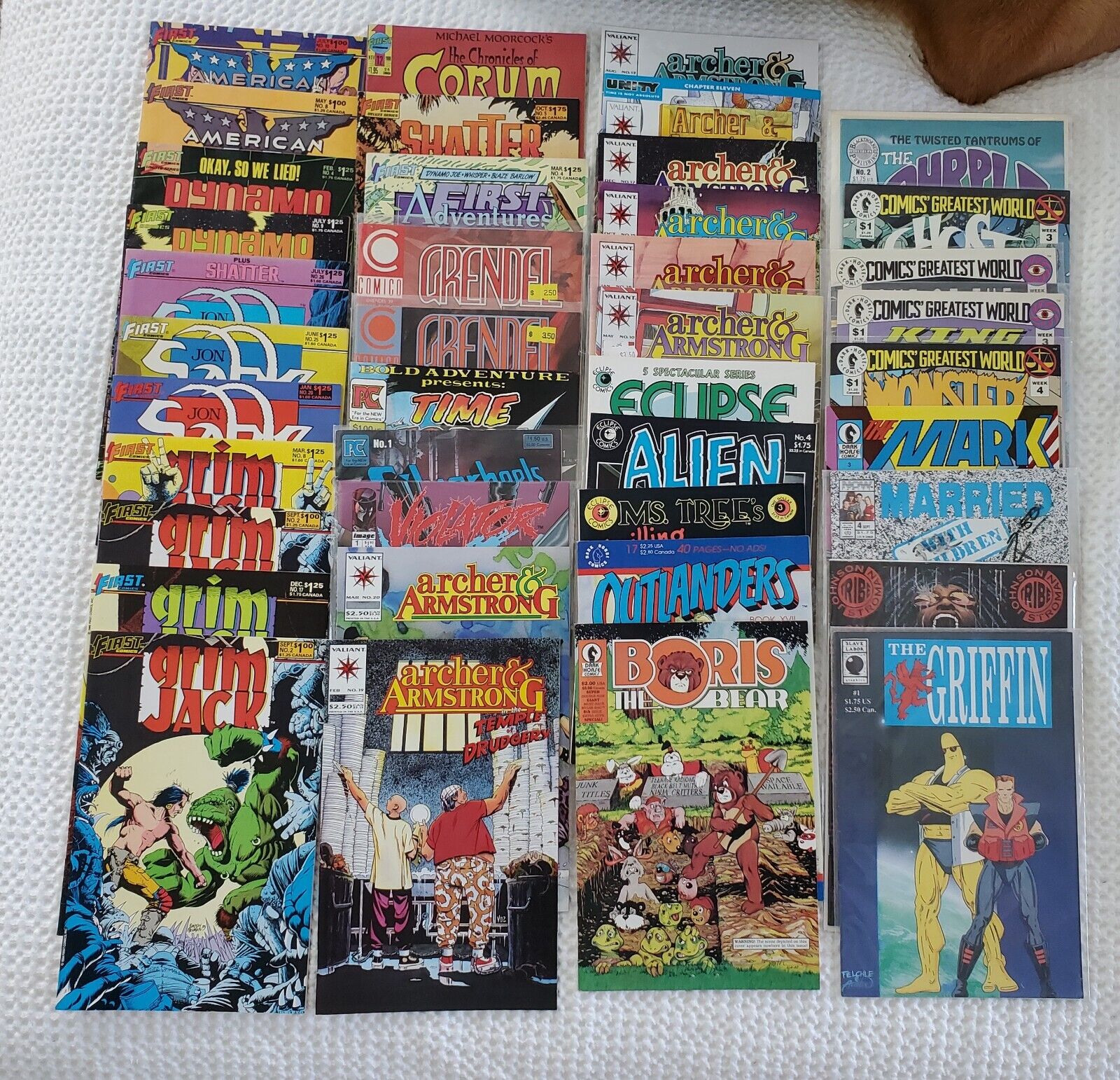 Mixed Comic Book Lot Of 41 Books 1980\'s And 1990\'s