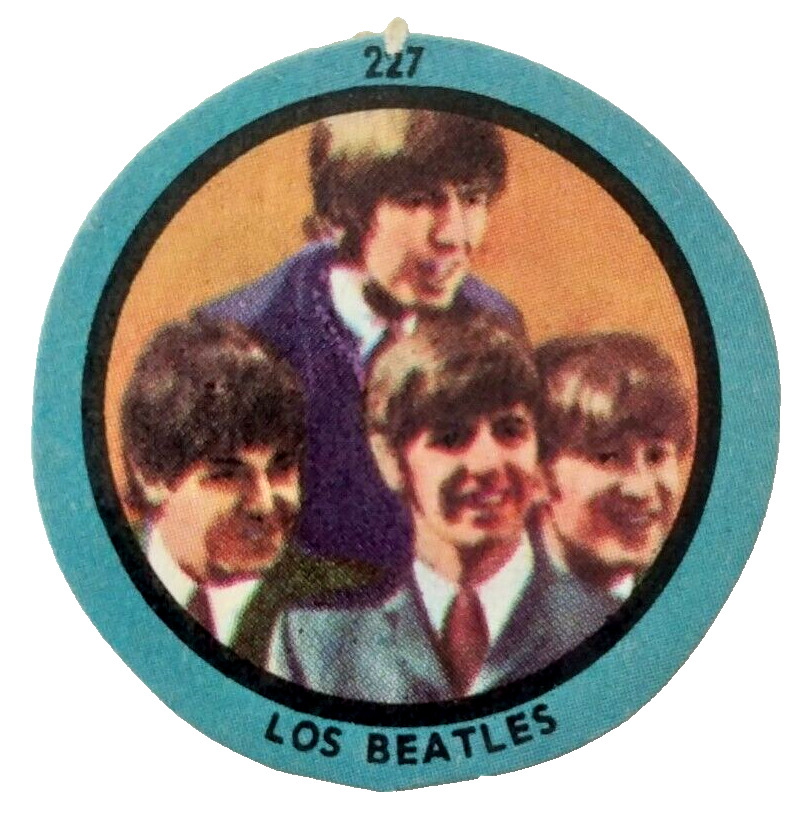 Vintage 1968 The Beatles Argentina Card Rare Figuritas Gauchitas Disc #227 