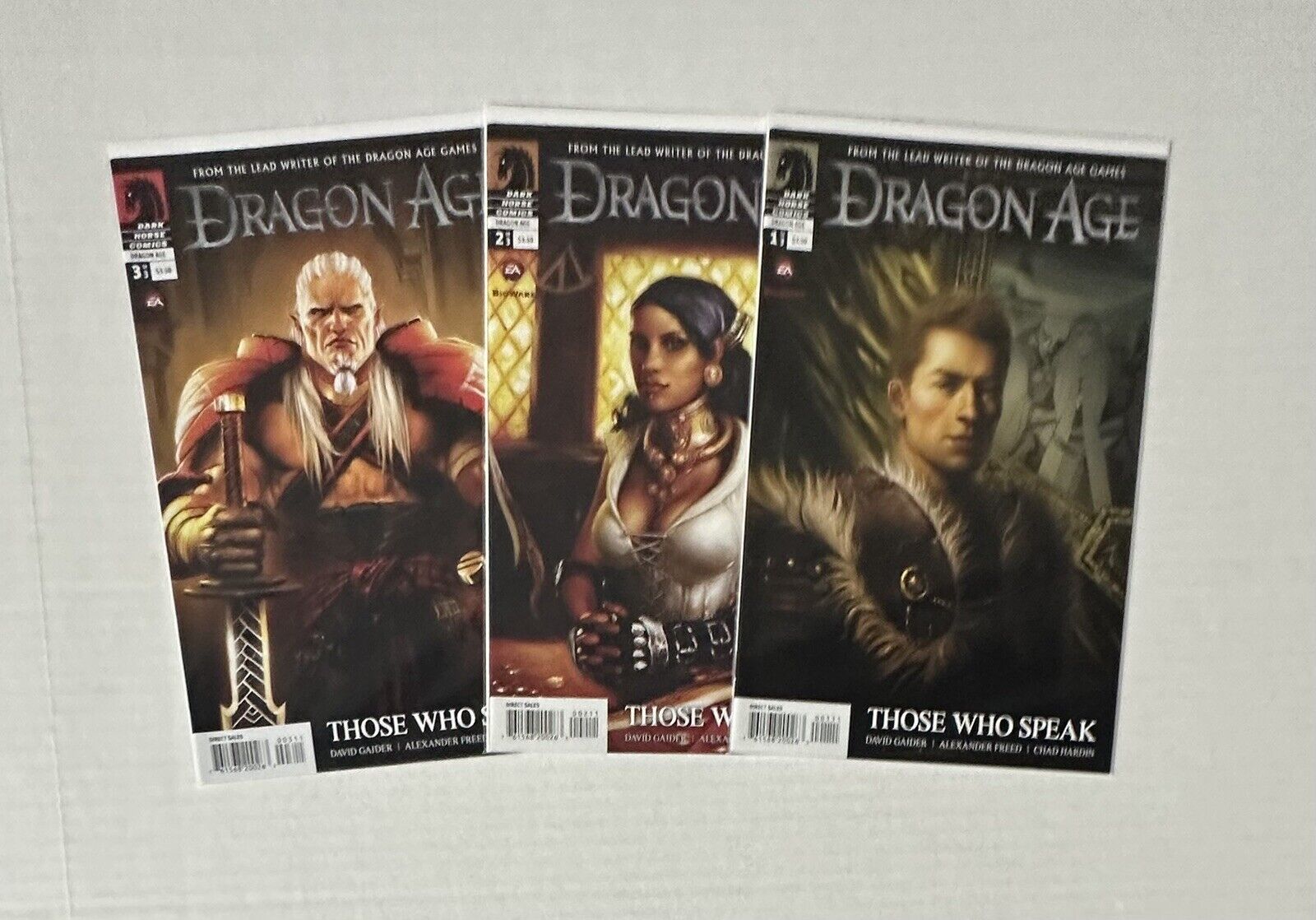 Dark Horse: Dragon Age- Those Who Speak Vol. 1 (2012) #1-3 Complete Set