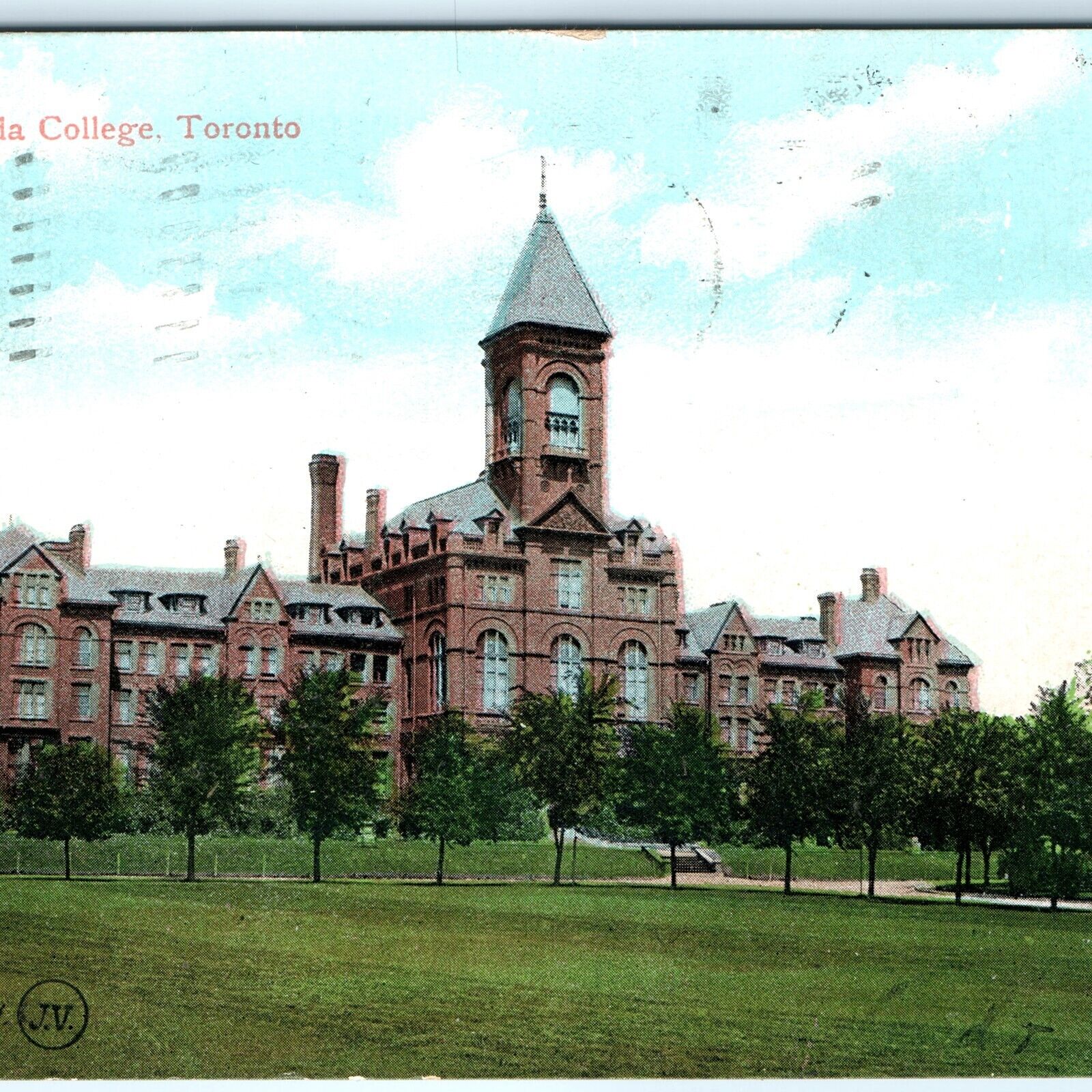 1907 Toronto, CAN Upper Canada College Valentine Souvenir Post Card 101797 A153