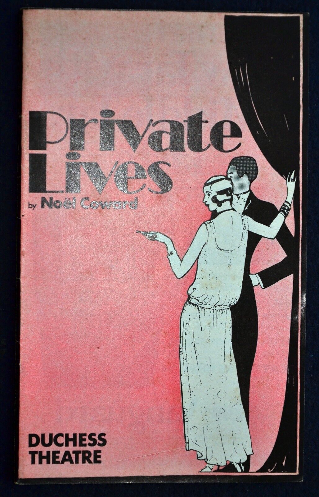 PRIVATE LIVES Theatre Programme London 1980 MARIA AITKEN MICHAEL JAYSTON
