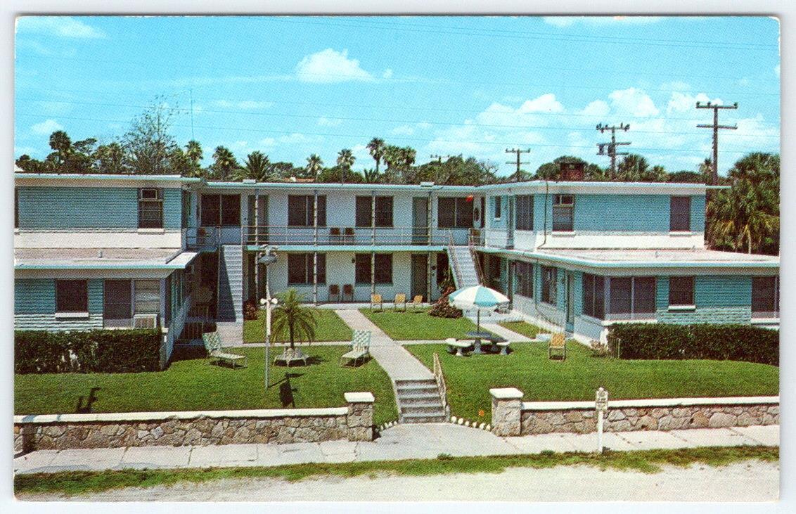 1950-60\'s DAYTONA BEACH FL CONTINENTAL APARTMENTS $160 A MONTH VINTAGE POSTCARD