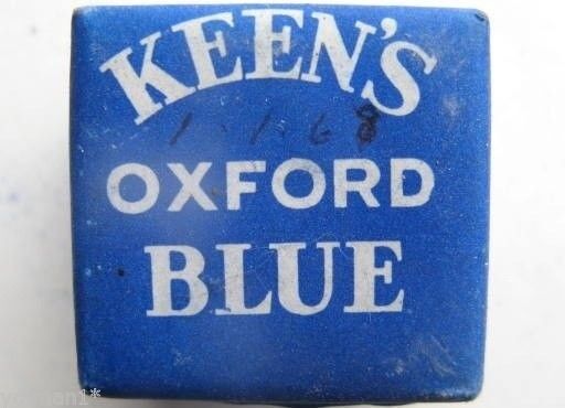 Vintage Keen's Oxford Blue Cube,  Reckitt & Colman. Canada