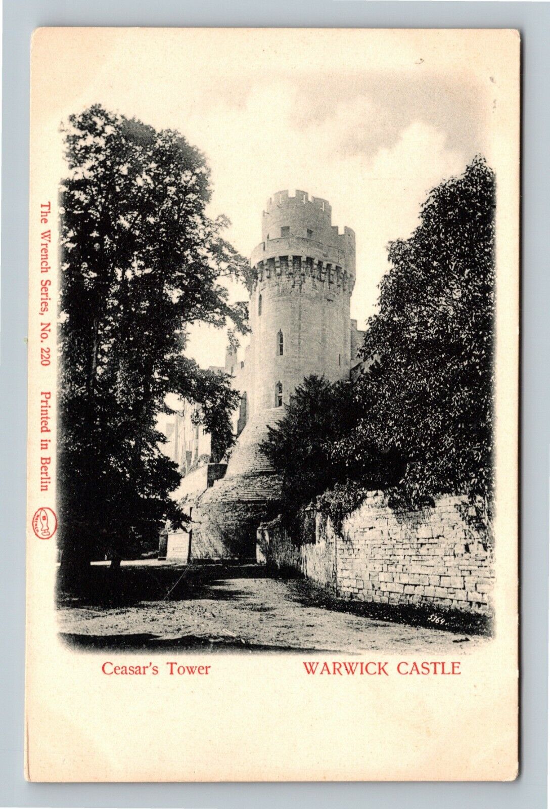 Ceasar\'s Tower, Warwick Castle, England Vintage Postcard