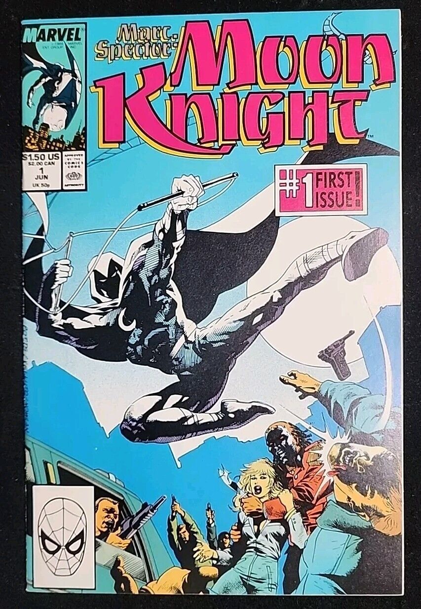 1989 Marvel Marc Spectre Moon Knight #1 NM 9.2+ CGC Quality High Grade Comic