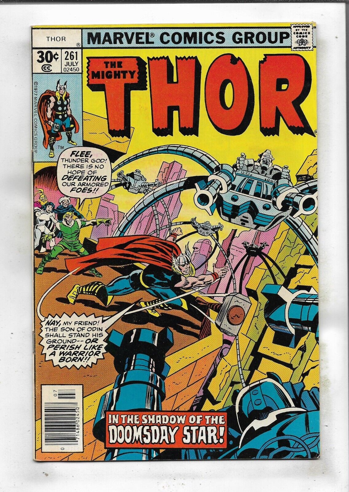 Thor 1977 #261 Fine/Very Fine