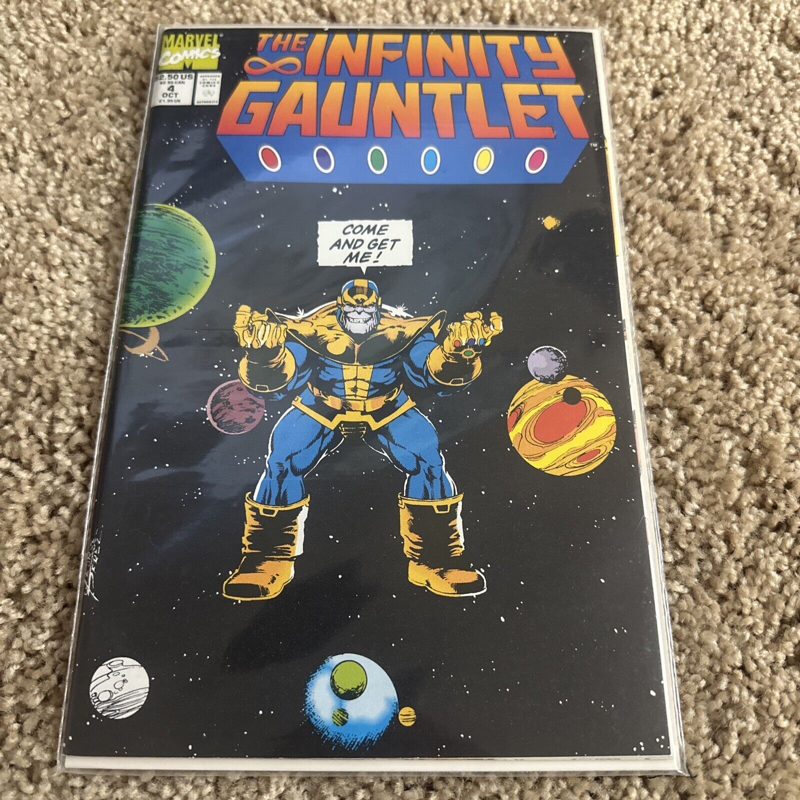 The Infinity Gauntlet #4 (Marvel Comics October 1991)