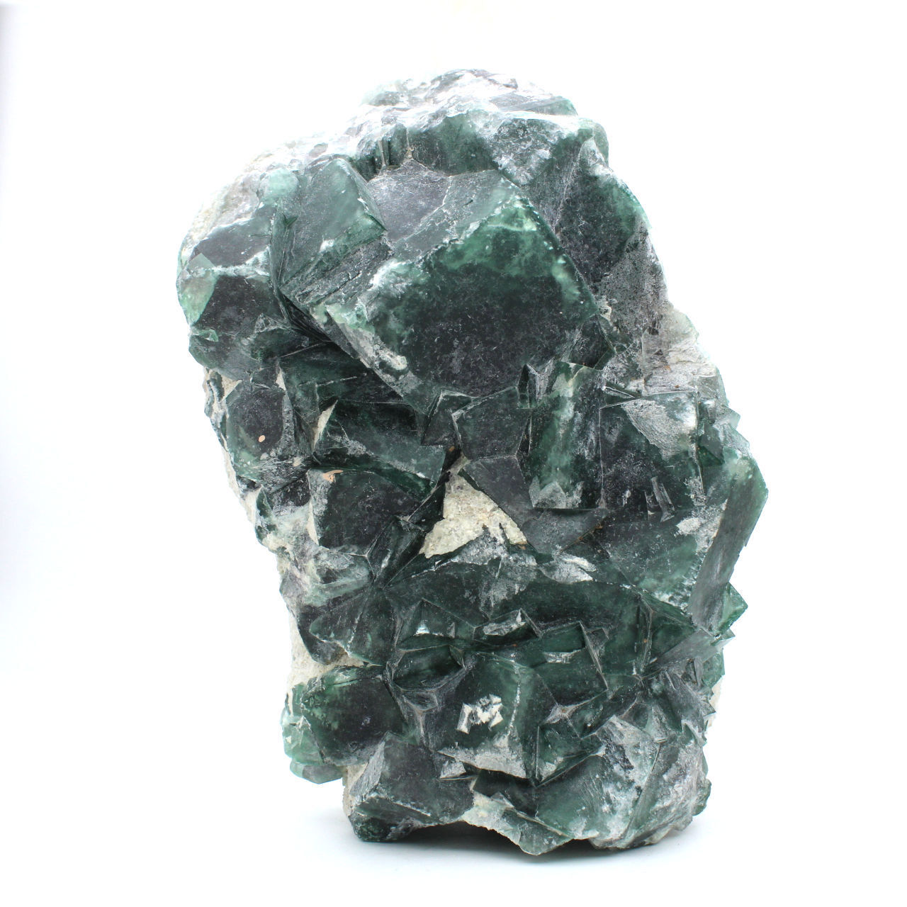 ▶️ Natural Green Crystallized Fluorite 4150gr 220mm Madagascar [Video