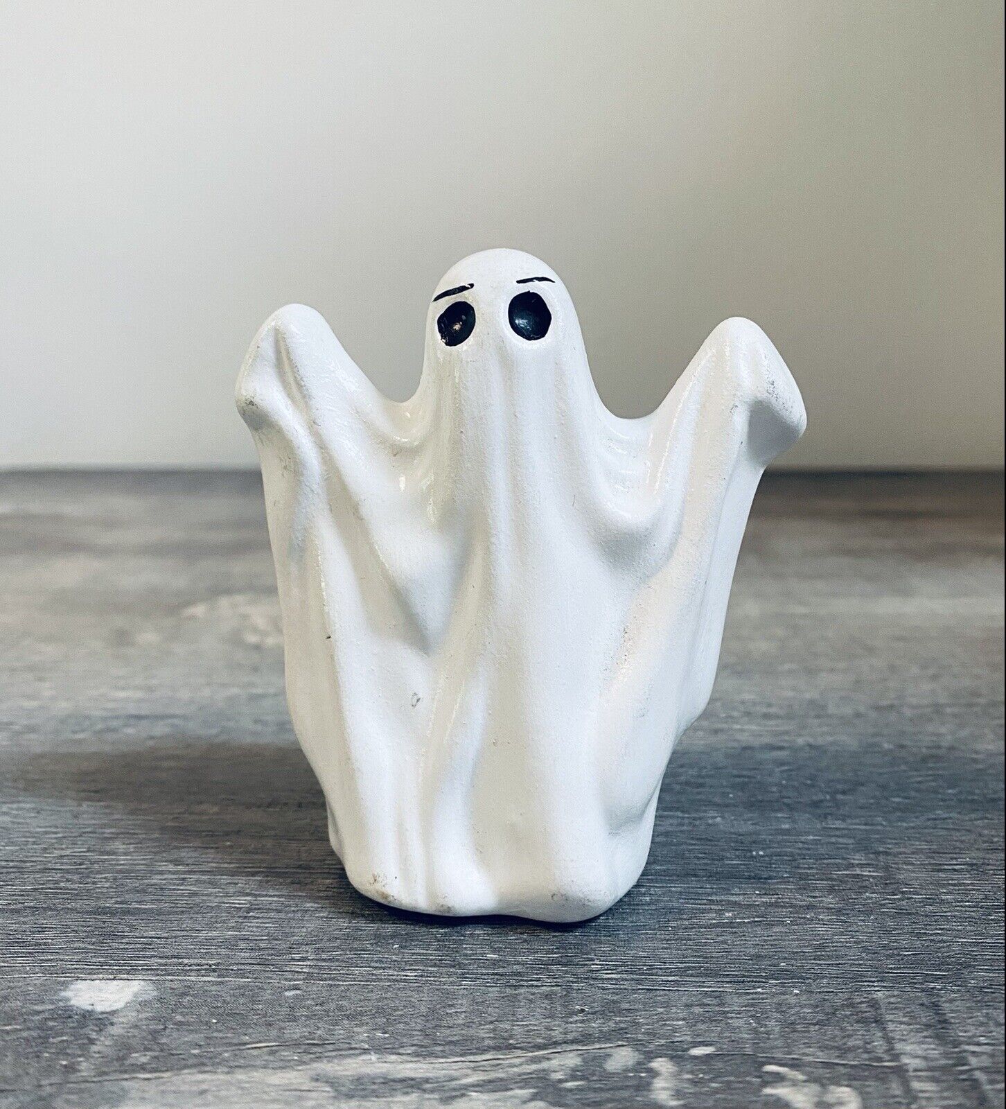 Hand Painted Vintage Ghost Halloween Figure 