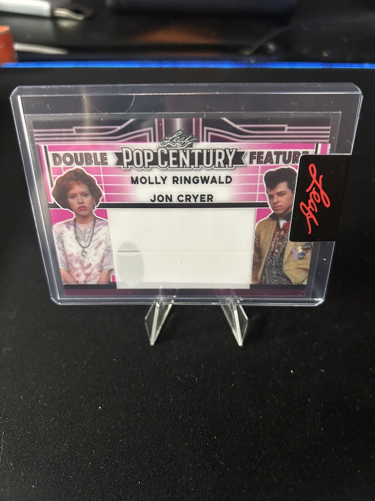 Molly ringwald And Jon Cryer 1/1 Unsigned Pink Double Feature