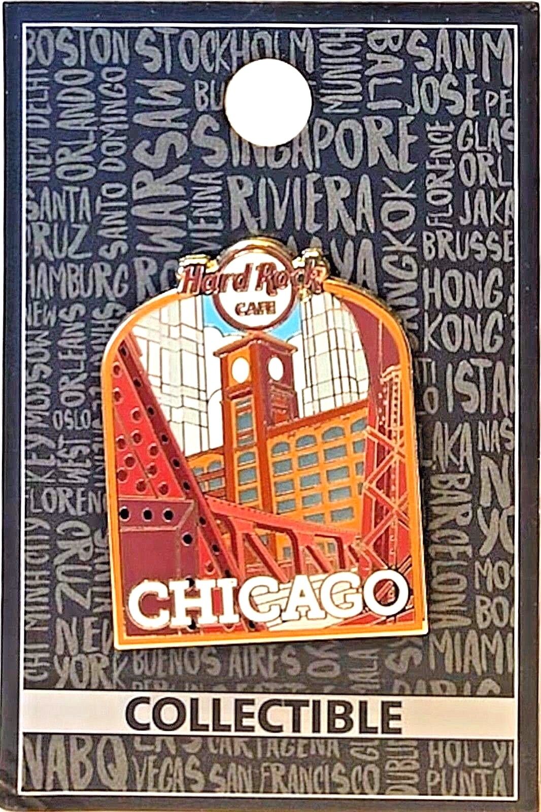 Hard Rock Cafe Chicago Pin Core Facade Industrial Bridge LE NEW 