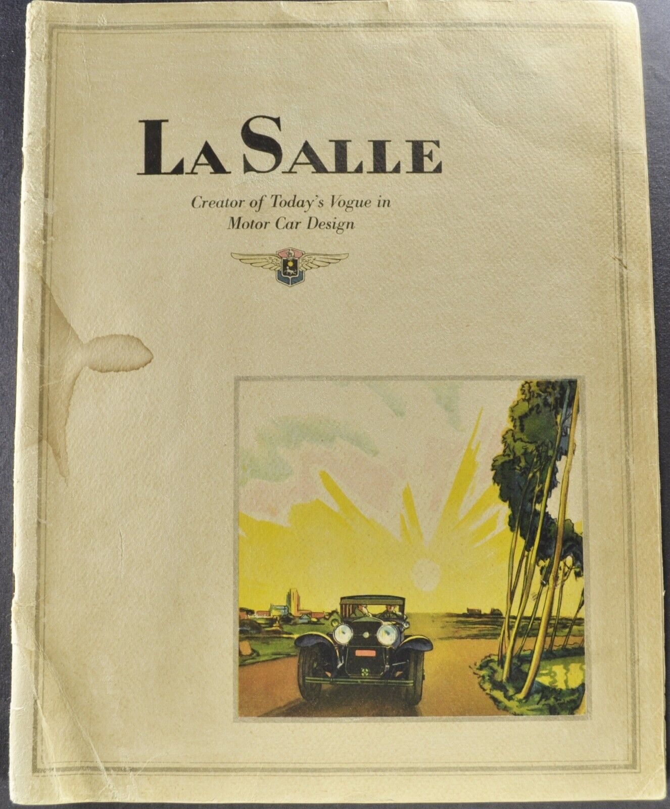 1928 LaSalle Vogue Catalog Roadster Phaeton Coupe Imperial Sedan Nice Original