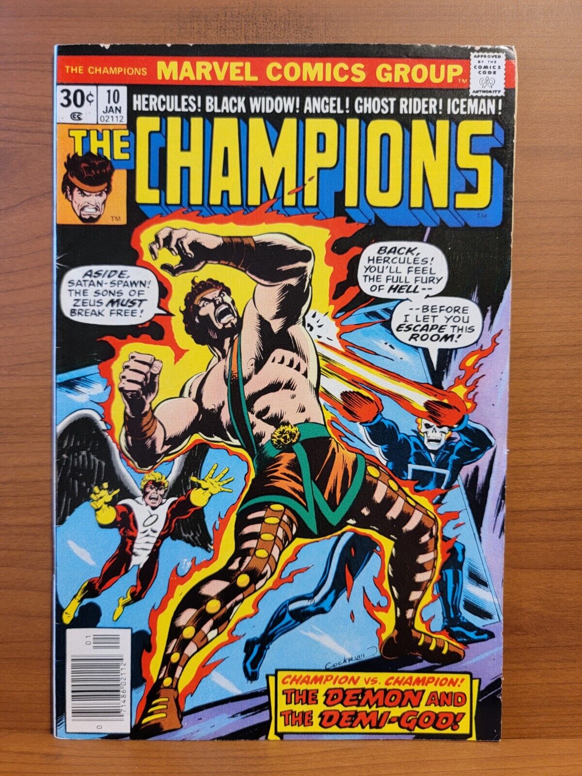 The Champions #10 GD Marvel 1977