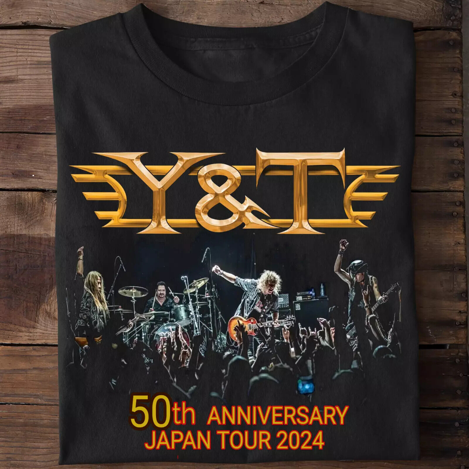 Y&T Band Japan 50Th Anniversary Tour  T-shirt S-5XL