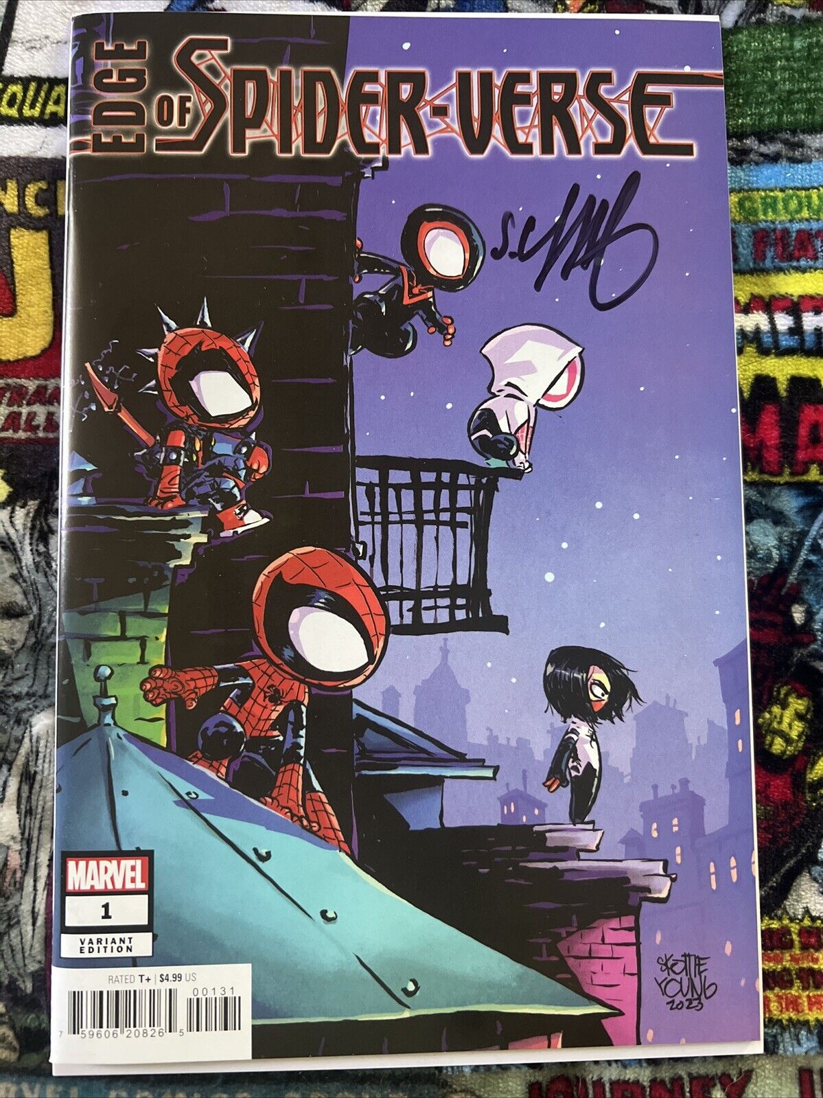 Edge Of Spider-Verse #1 (2024) Skottie Young Variant Signed By Skottie Young