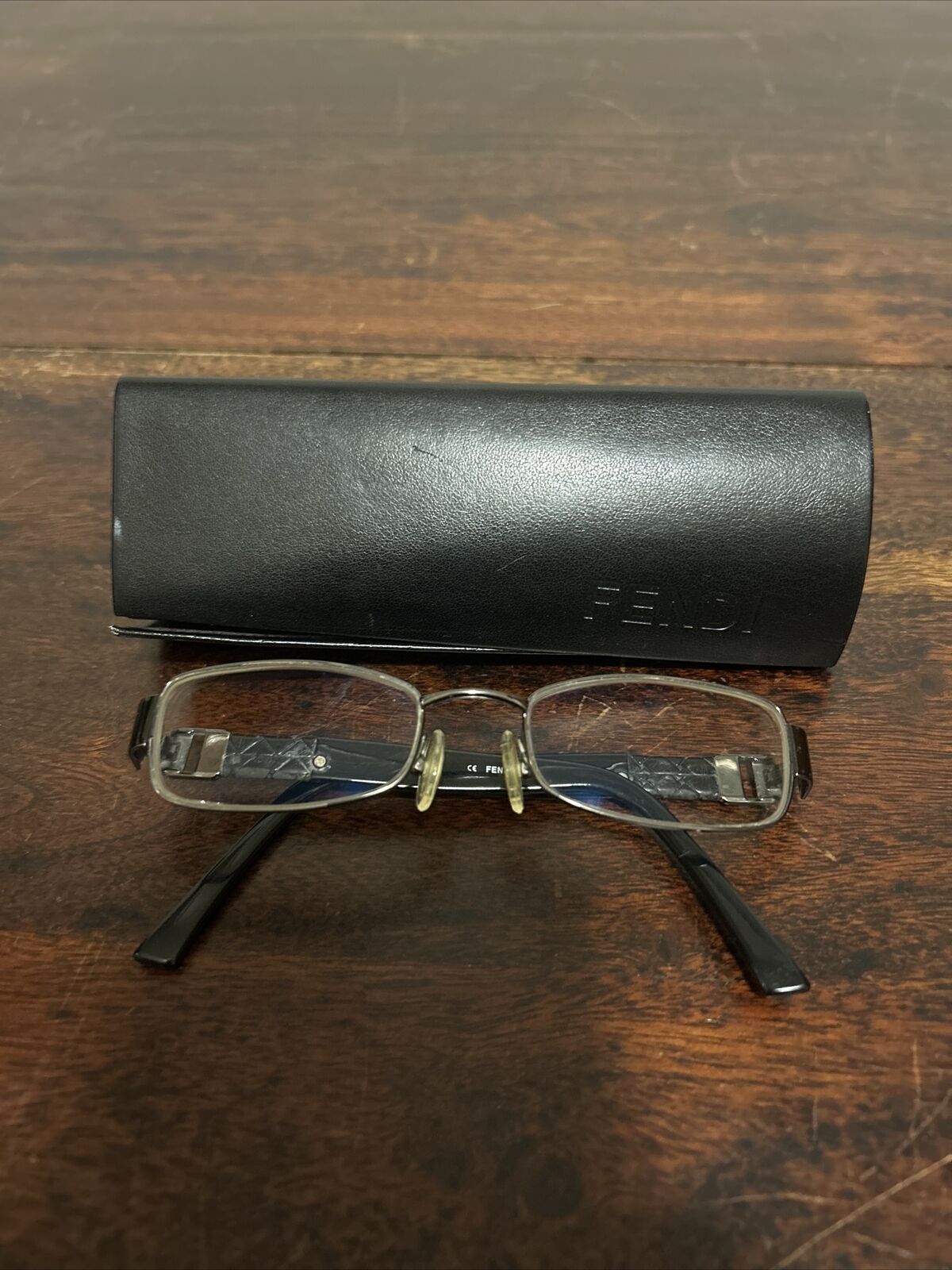 Fendi Women's Eyeglasses Frame F783  Black Size 49[]18 135 Made in Italy W/ Case