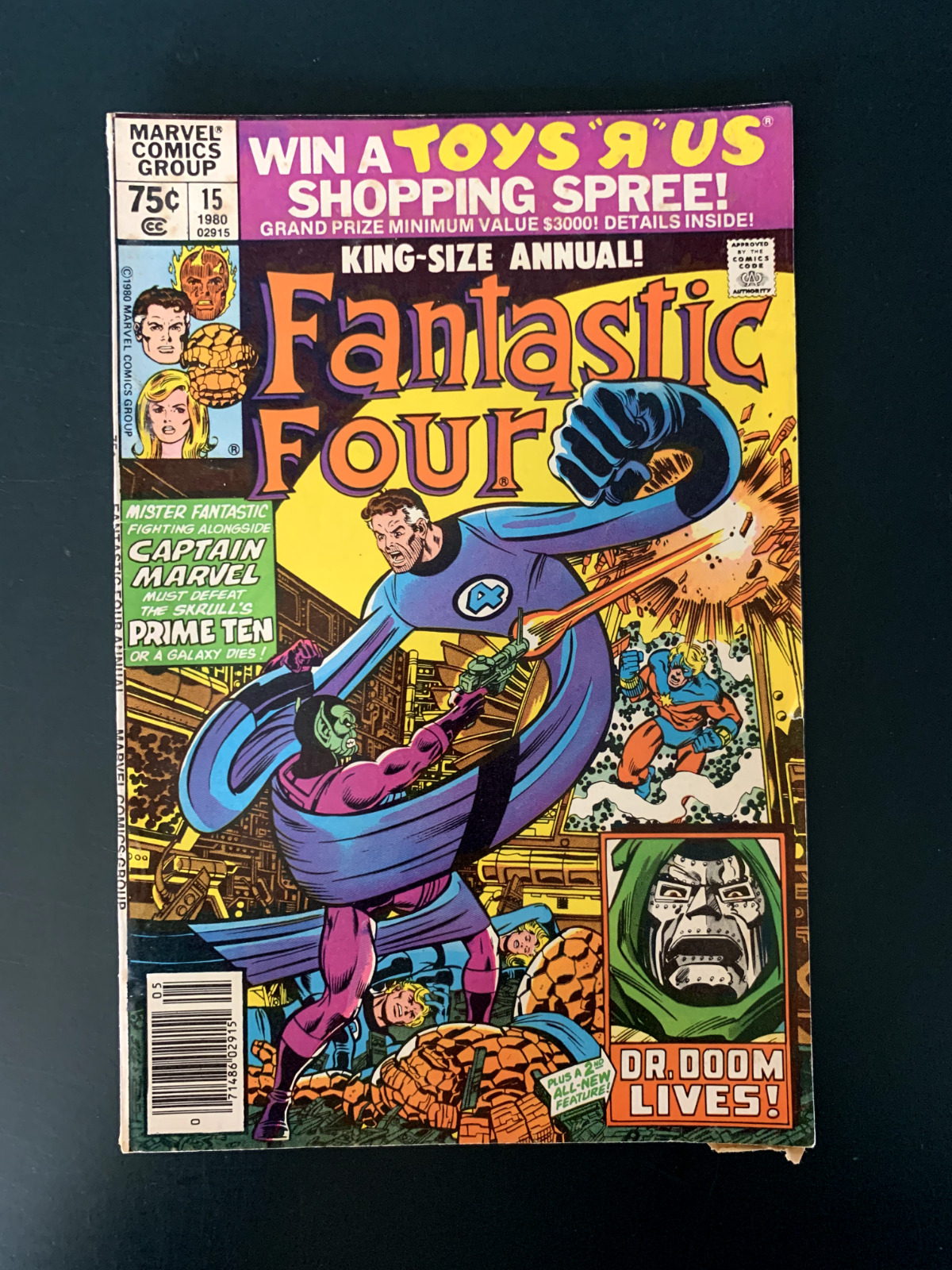 Vintage Fantastic Four Newsstand #15 Dec. 1979 Comic Book+++