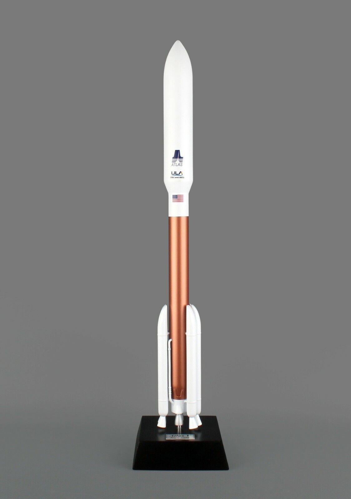 NASA Lockheed Martin Boeing ULA Delta V Rocket Desk Top Display 1/100 ES Model