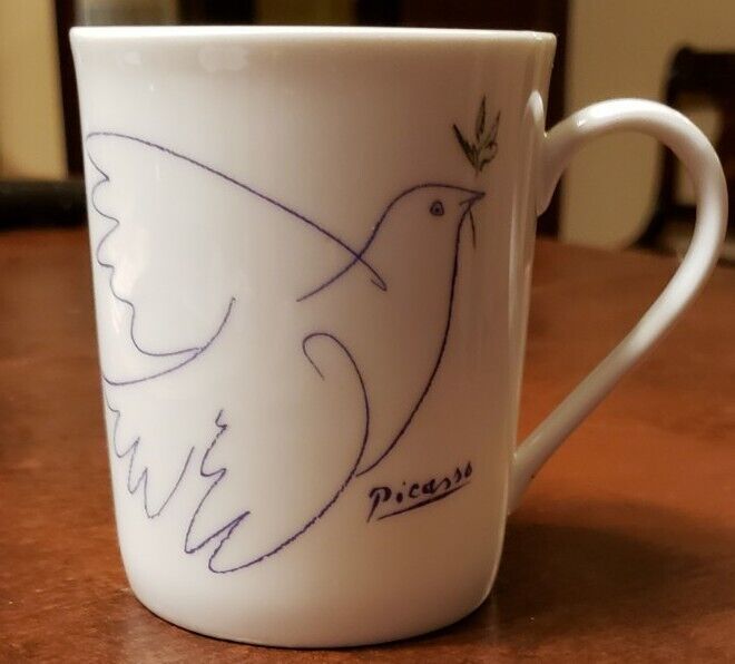 Picasso Living  DOVE 12/28/61 Coffee Mug  Masterpiece Editions  1995