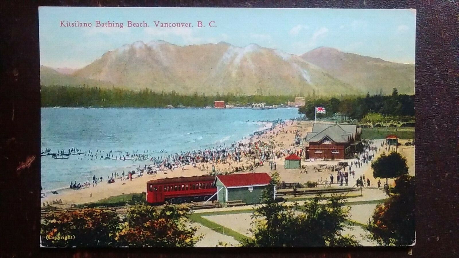 Kitsilano Bathing Beach, Vancouver, BC - Early 1900s, Rough Edges