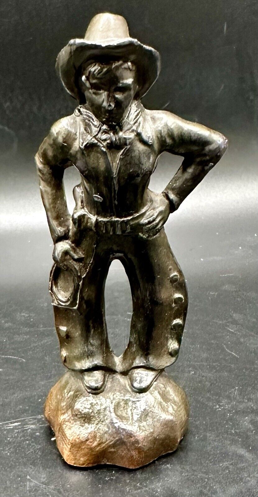 Ray E. Dodge Cowboy Cast Bronze Figurine Hopalong Cassidy/Red Ryder