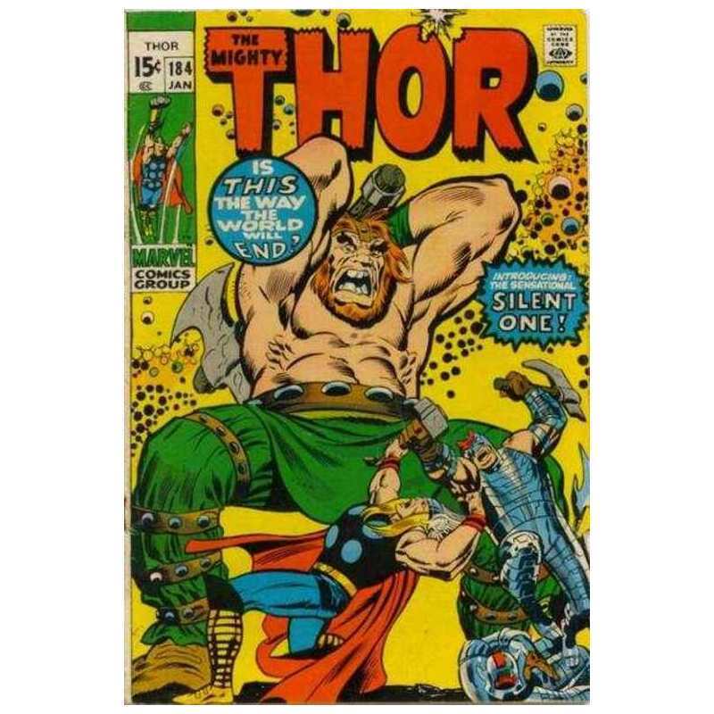 Thor (1966 series) #184 in Very Good + condition. Marvel comics [k\'