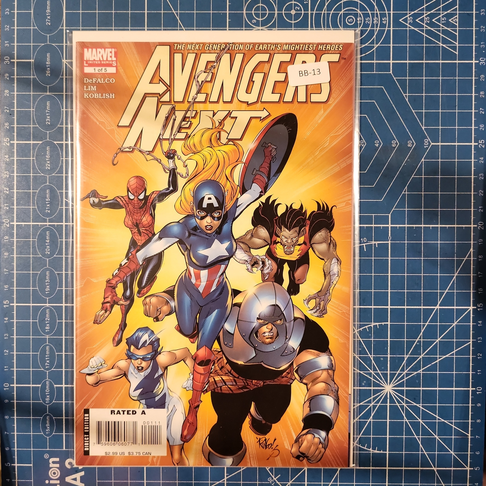 AVENGERS NEXT #1 8.0+ MARVEL COMIC BOOK BB-13