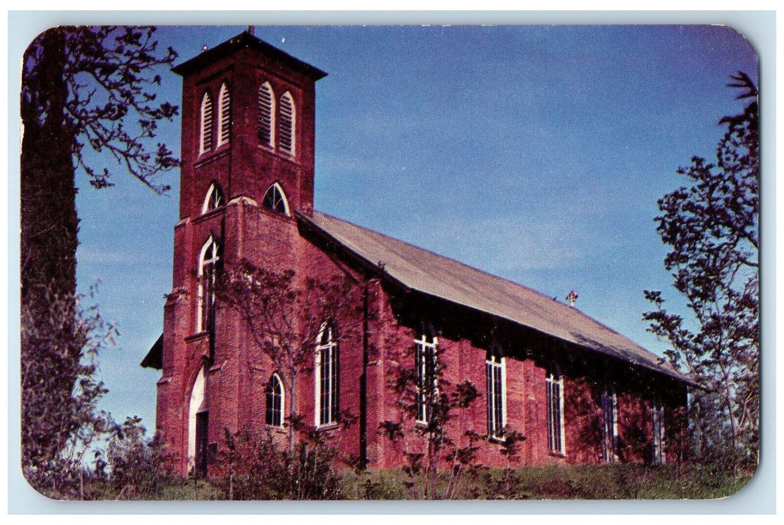 c1950\'s St. Anne\'s Catholic Church, Kennebeck Hill Columbia CA Postcard