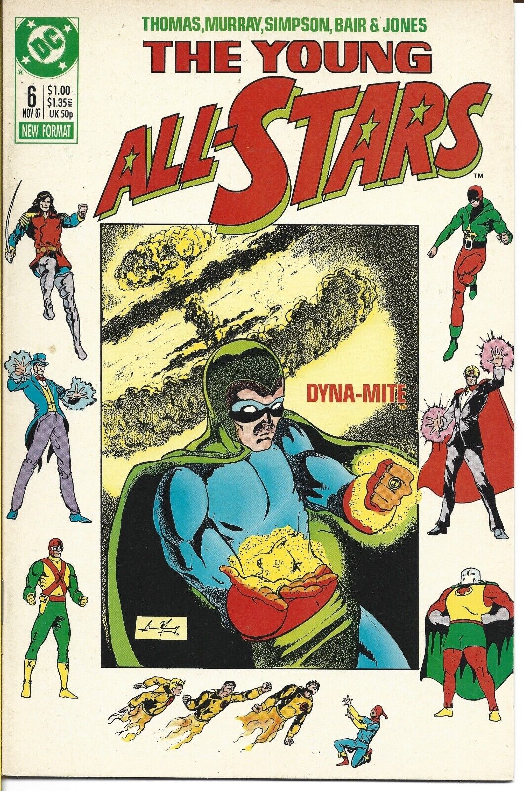 THE YOUNG ALL STARS #6 DC COMICS 1987 BAGGED AND BOARDED