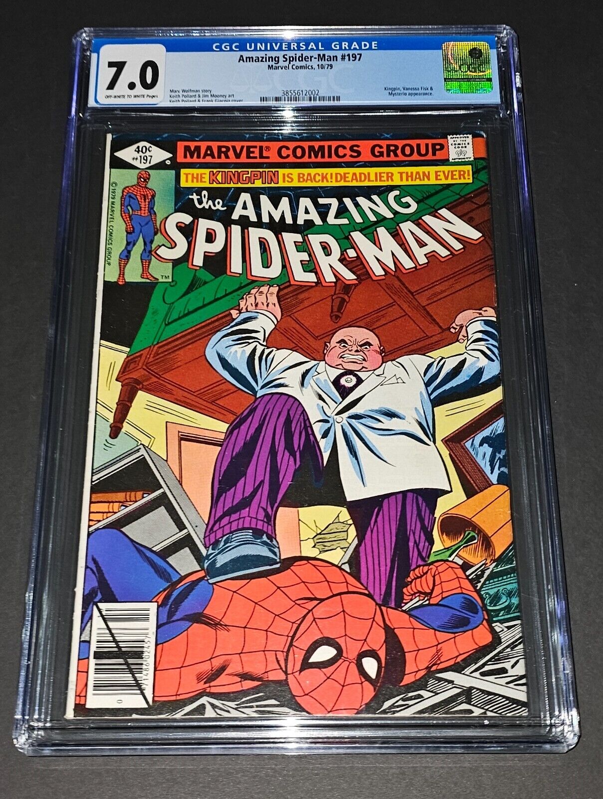 AMAZING SPIDER-MAN #197, CGC 7.0  1979 MARVEL COMICS
